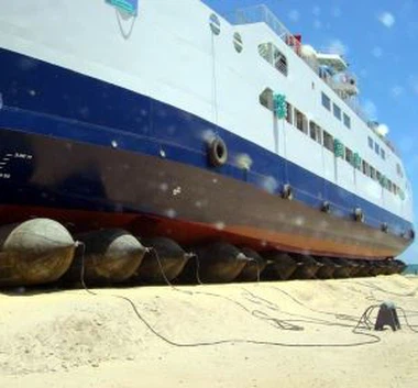 Fartyget inleder Marina Airbag